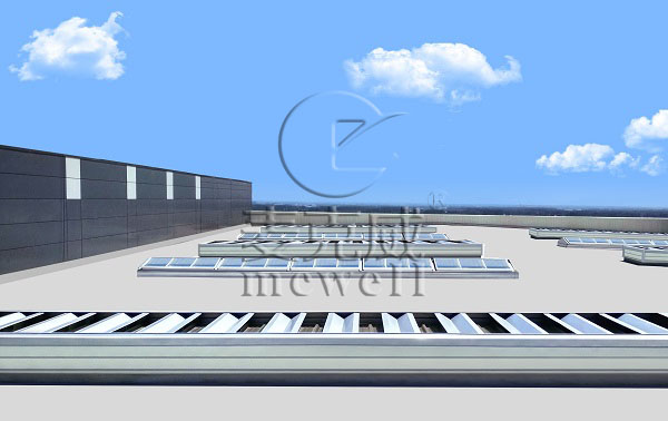 东部环保能源工程—组合式通风采光消防排烟天窗